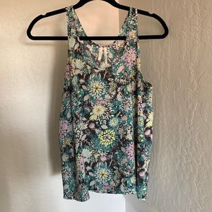Nordstrom Frenchi floral tank top